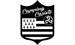 campingcariste Breton - 20x15cm - Autocollant(sticker)