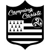 campingcariste Breton - 20x15cm - Autocollant(sticker)