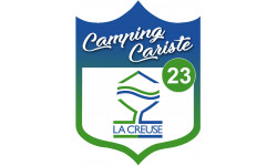 Campingcariste Creuse 23 - 20x15cm - Autocollant(sticker)