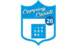 Campingcariste Drome 26 - 20x15cm - Autocollant(sticker)