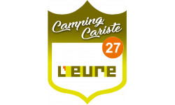 Campingcariste l'Eure 27 - 20x15cm - Autocollant(sticker)