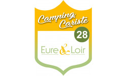 Campingcariste l'Eure et Loir 28 - 20x15cm - Autocollant(sticker)