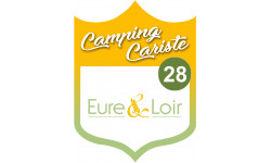 campingcariste l'Eure et Loir 28 - 15x11.2cm - Autocollant(sticker)