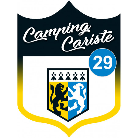 campingcariste Finistère 29 - 10x7.5cm - Autocollant(sticker)