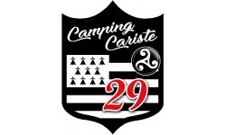 campingcariste Breton 29 - 20x15cm - Autocollant(sticker)