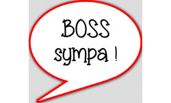 boss sympa - 15x13.5cm - Autocollant(sticker)