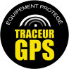 traceur GPS - 5cm - Autocollant(sticker)