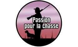 Passion de la chasse nature - 15cm - Autocollant(sticker)