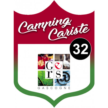 Campingcariste Gers 32 - 10x7.5cm - Autocollant(sticker)