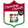 campingcariste Gers 32 - 15x11.2cm - Autocollant(sticker)