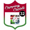 campingcariste Gers 32 - 20x15cm - Autocollant(sticker)