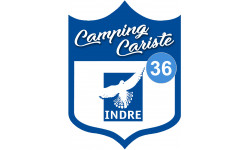 campingcariste Indre 36 - 20x15cm - Autocollant(sticker)