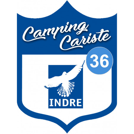 campingcariste Indre 36 - 10x7.5cm - Autocollant(sticker)