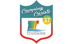 campingcariste Touraine 37 - 20x15cm - Autocollant(sticker)