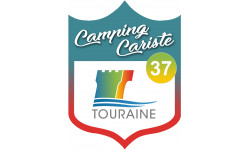 campingcariste Touraine 37 - 15x11.2cm - Autocollant(sticker)