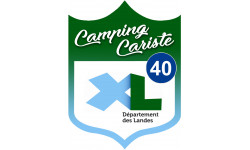 Campingcariste Landes 40 - 20x15cm - Autocollant(sticker)