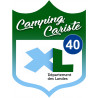 campingcariste Landes 40 - 10x7.5cm - Autocollant(sticker)