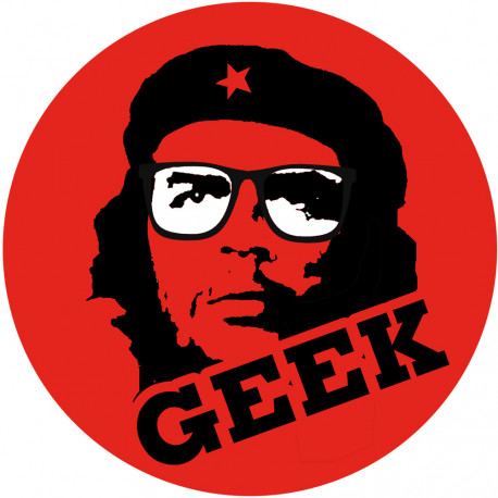 geek Ché Guevara - 5cm - Autocollant(sticker)