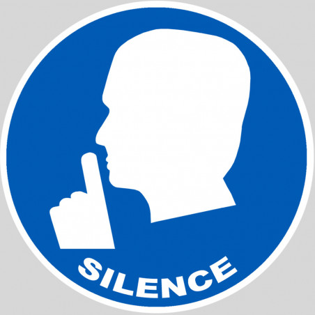Silence - 10cm - Autocollant(sticker)