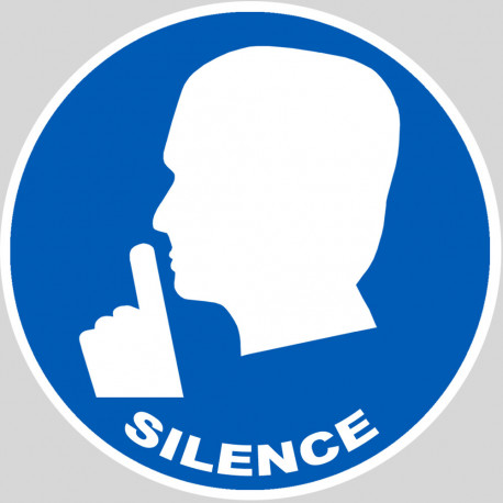 Silence - 5cm - Autocollant(sticker)