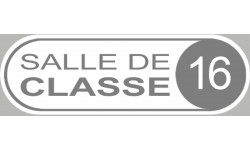 Autocollant (sticker): signaletique salle de classe