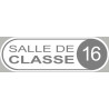 Autocollant (sticker): signaletique salle de classe