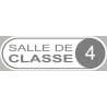 Autocollant (sticker): signaletique salle de classe