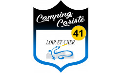 campingcariste Loir et Cher 41 - 10x7.5cm - Autocollant(sticker)