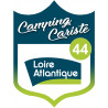 campingcariste Loire Atlantique 44 - 10x7.5cm - Autocollant(sticker)