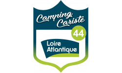 blason camping cariste Loire Atlantique 44 - 15x1.2cm - Autocollant(sticker)