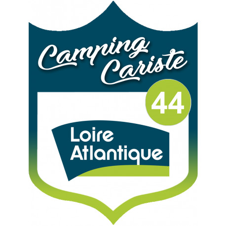 campingcariste Loire Atlantique 44 - 15x1.2cm - Autocollant(sticker)