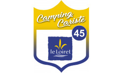 campingcariste Loiret 45 - 10x7.5cm - Autocollant(sticker)