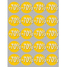 Soldes remise 70% (20 fois 5cm)  - Autocollant(sticker)