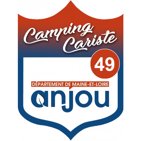 campingcariste anjou 49 - 15x11.2cm - Autocollant(sticker)