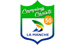 campingcariste Manche 50 - 10x7.5cm - Autocollant(sticker)