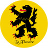 Flandre - 20cm - Autocollant(sticker)