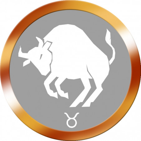 signe du zodiaque taureau 2 - 5cm - Autocollant(sticker)