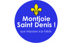 Montjoie Saint Denis - 5cm - Autocollant(sticker)