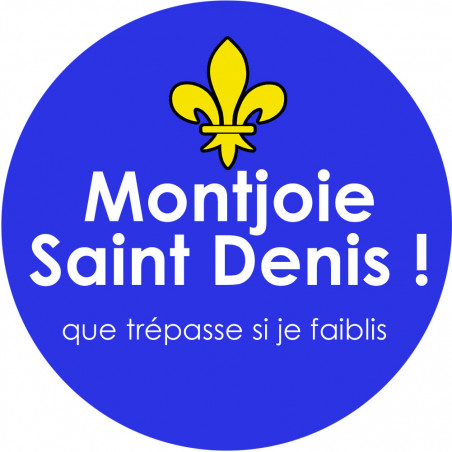 Montjoie Saint Denis - 5cm - Autocollant(sticker)