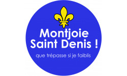 Montjoie Saint Denis - 10cm - Autocollant(sticker)