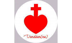 Vendéen(ne) - 5cm - Autocollant(sticker)