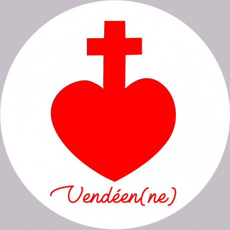 Vendéen(ne) - 5cm - Autocollant(sticker)
