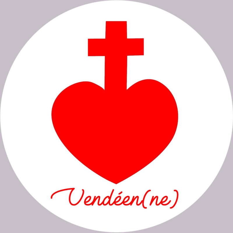 Vendéen(ne) - 10cm - Sticker/autocollant