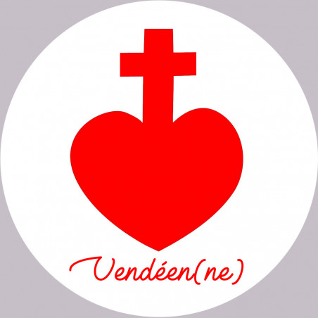 Vendéen(ne) - 10cm - Autocollant(sticker)