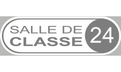 Autocollant (sticker): signaletique salle de classe