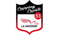 campingcariste Mayenne 53 - 20x15cm - Autocollant(sticker)