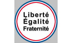 Liberté Égalité Fraternité - 5cm - Autocollant(sticker)