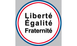 Liberté Égalité Fraternité - 15cm - Autocollant(sticker)