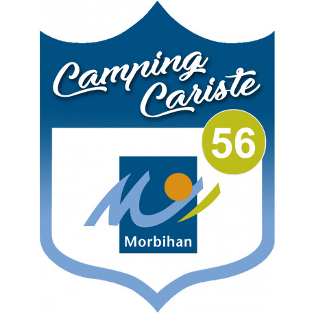 campingcariste Morbihan 56 - 10x7.5cm - Autocollant(sticker)