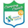 blason camping cariste Haute Saône 70 - 20x15cm - Autocollant(sticker)